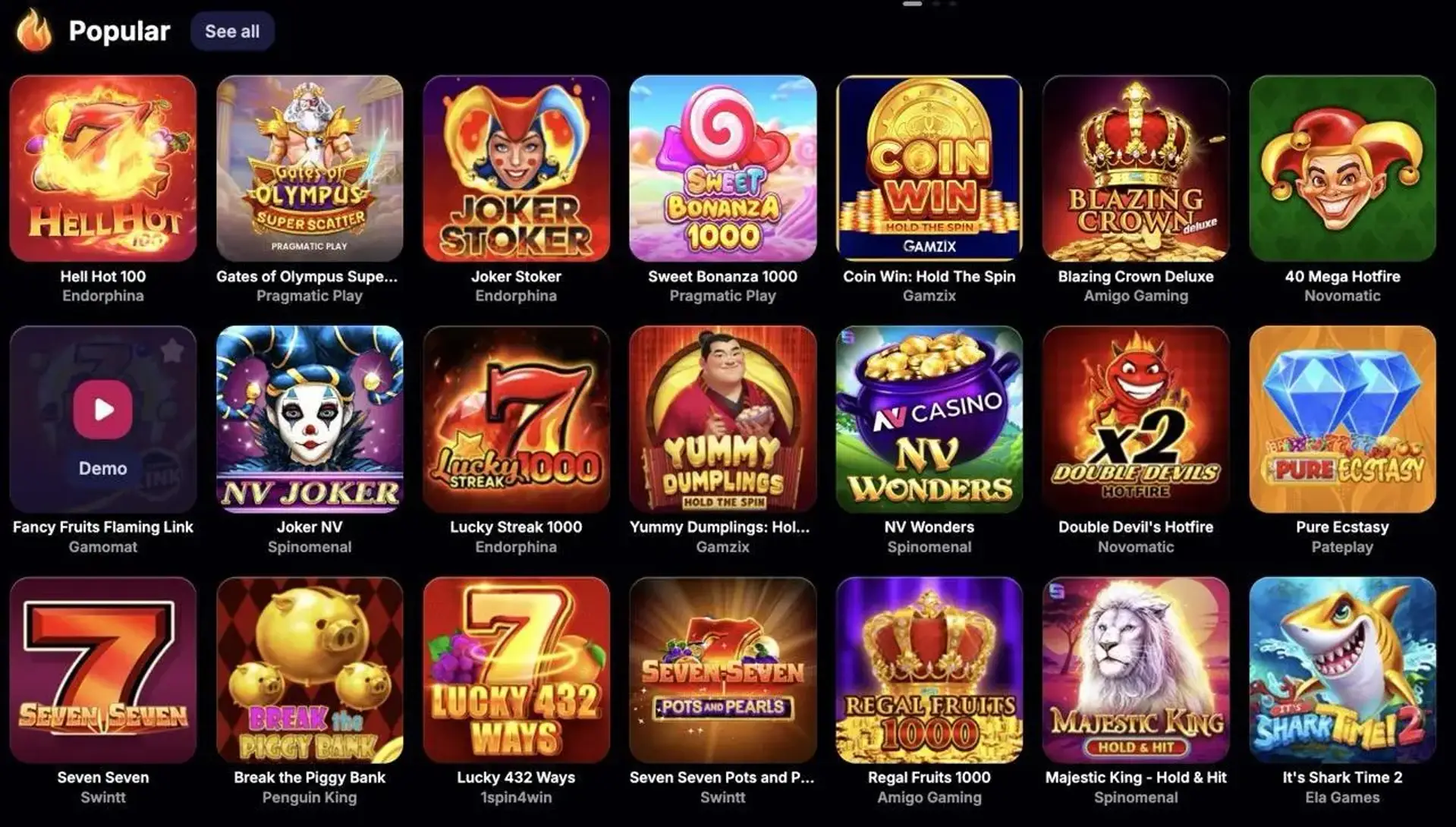 NV Casino Screenshot 2